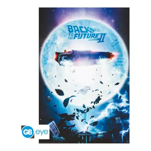 RETOUR VERS LE FUTUR - Poster Maxi 91,5x61 - DeLorean volante